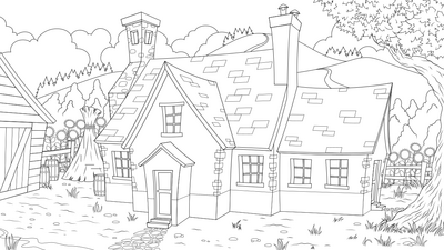 Huis in het bos