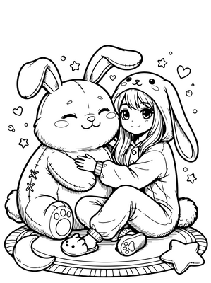 Anime konijn