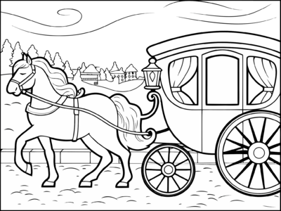 Paard en wagen 01