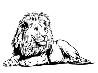Liggende leeuw