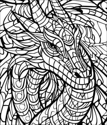 Draak hoofd 02