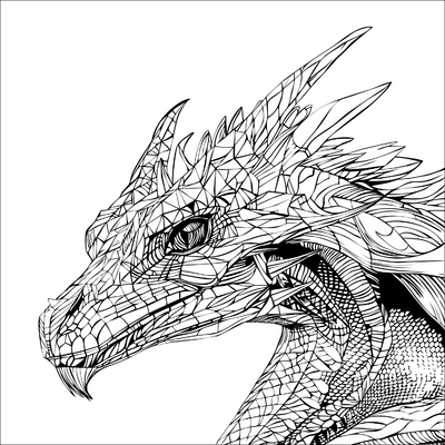 Draak hoofd 03