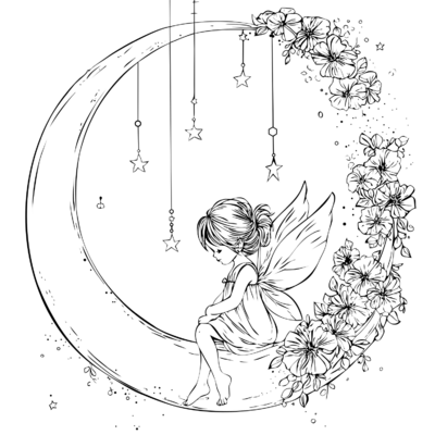 Fantasie maan elf 02