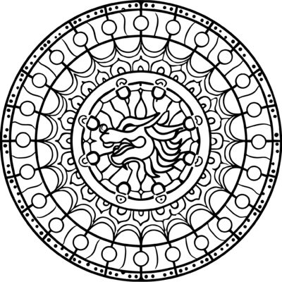 Draak mandala 01