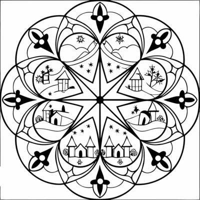Kerstmandala