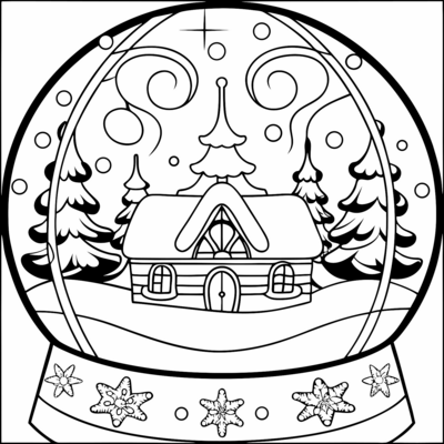Kerst sneeuwbol