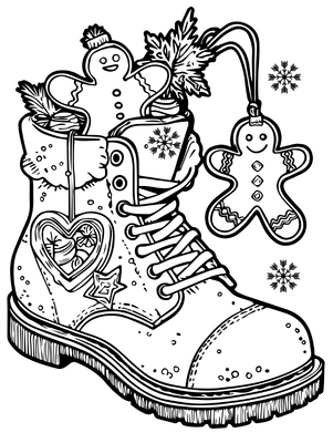 Kerst peperkoekmannetje