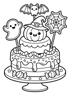 Halloween taart 2