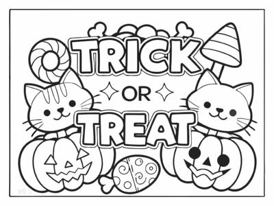 Halloween trick or treat