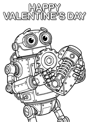 Valentijnsdag robot