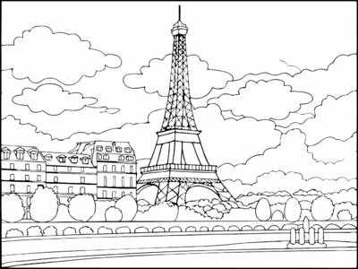 Eiffeltoren in parijs