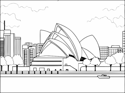 Operagebouw in sydney