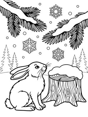 Winterkonijn