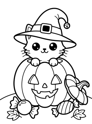 Halloween kat
