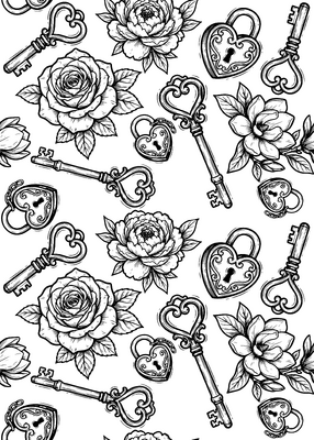 Sleutels en rozen