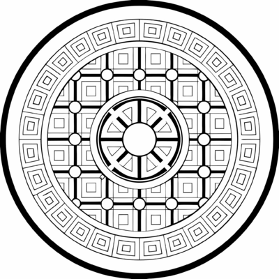 Tibetaanse ronde mandala 05