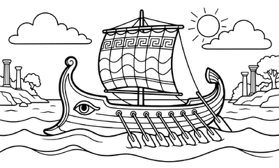 Odyssey vikingschip
