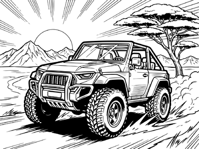 Safari jeep