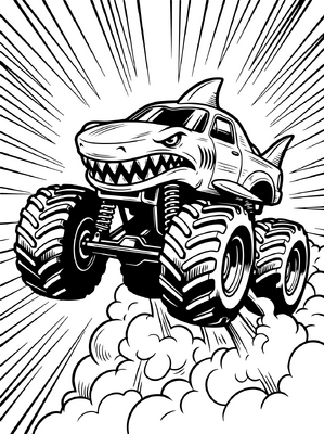 Monstertruck haai